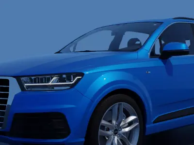 AUDI Q7 Low-poly 3D model by authorsdark