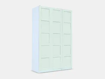 PAX - BERGSBO Garderob Low-poly 3D model