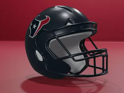 Houston Texans Football Helmet 3D model