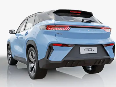 Electric crossover Chery eQ7 2023 3D model
