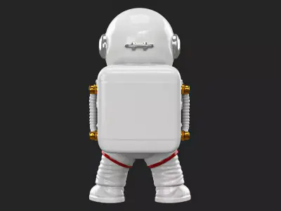 Astronaut figure 02 3D print model