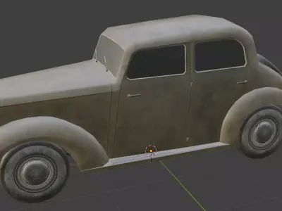 mercedes w136 3D model