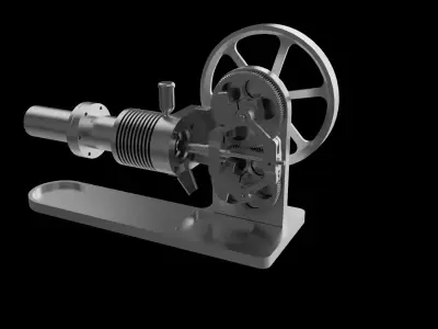 Stirling Engine 3D print model