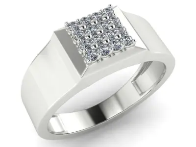 light weight gold diamond rings-C111116SKCH2025996-wt-5-10 3D print model