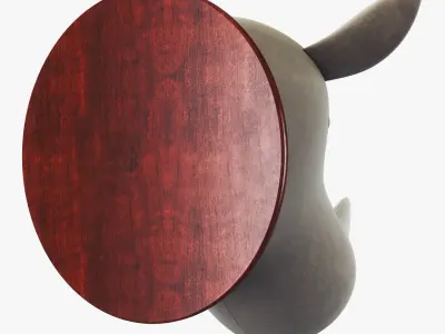 Fabric Rhinoceros Head Trophy 3D model