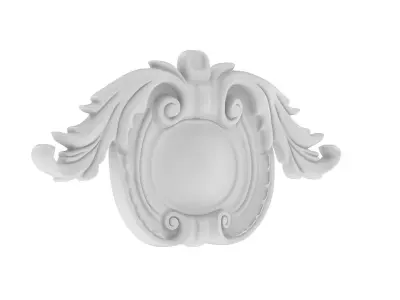 Cartouche Ornament 008 3D model