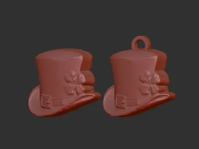 st patrick hat decor cnc  3D print model