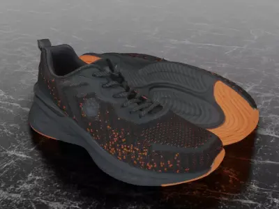 LUMBERJACK BITTE 2 FX 3D SHOES  Low-poly 3D model