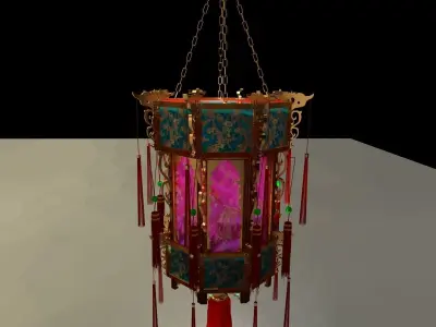 Chinese Palace Lantern 3D model
