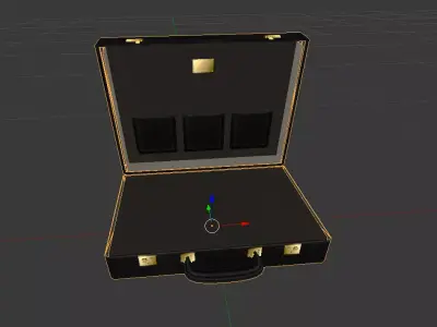 its a breafcase Low-poly 3D model