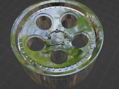 Rotiform DIA Wheels Rims 3D Print Ready Model 3D print model