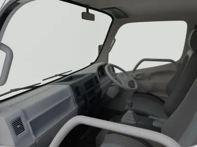 Toyota Dyna 1999 Low-poly 3D model