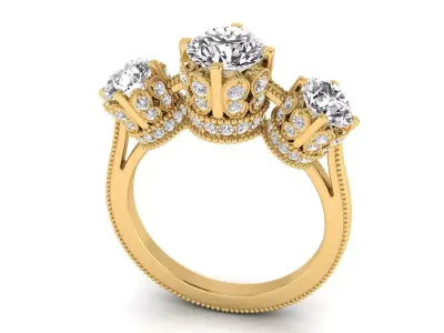 AG RN 01 RING 3D print model