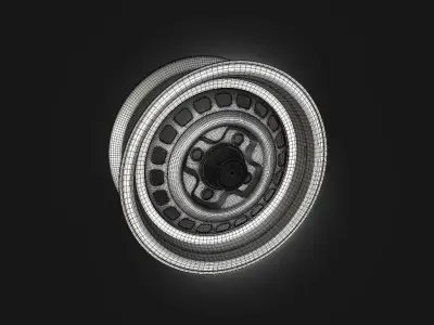 Volkswagen Steelie Wheel Free 3D print model