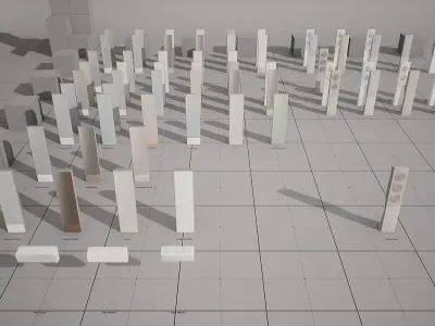 SAMSUNG - BESPOKE AirConditioner Low-poly 3D model