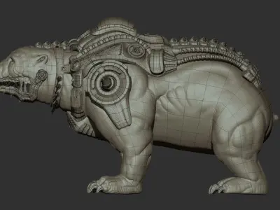 Soleucy - Bear - Hunter Pet 3D model