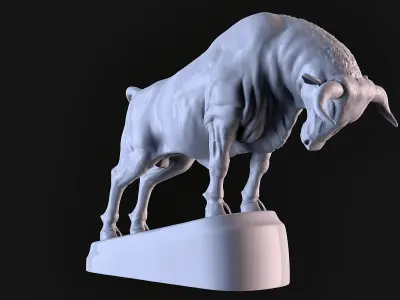 Bull Fight 3D print model