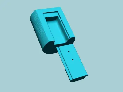 Wall Vase Key Hide STL - Secret Outdoor Decor 3D print model