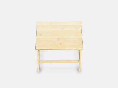 TENHULT Step stool Low-poly 3D model