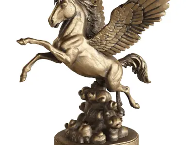 pegasus statue 1 3D model