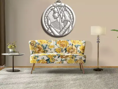 CLEOPATRA Queen STL Reliefs for CNC  Router 3D print model