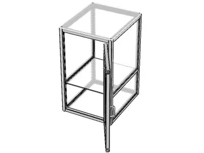 Aluminum Station Cabinet 3D model