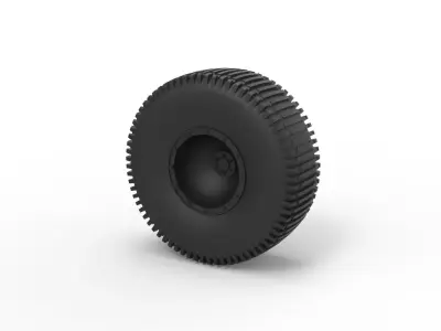 Offroad wheel 28 3D print model