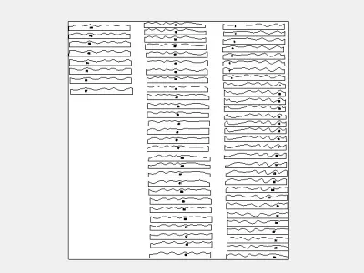 Parametric Wavy Wooden Wall Decor 03 - wood cutting machines 3D model