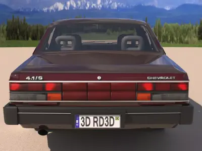 Opala Diplomata 1988 SE 3D model