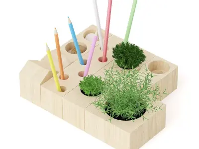 Desk Utensils 1 3D model