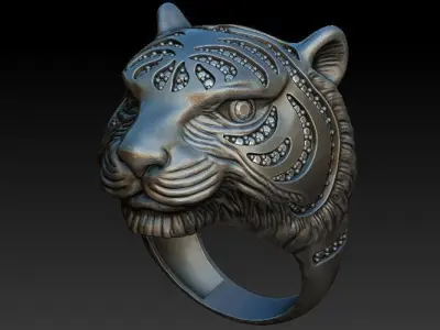 Tiger Ring 3D model