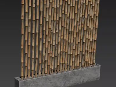 Bamboo decor n29 3D model