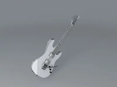 Kramer lightningbolt guitar Free 3D model