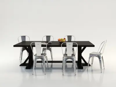  Table set decoration  3D model