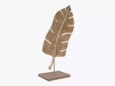 Leaf sculpture 02 3D model