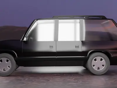 1999-2000 GMT400 Cadillac Escalade Low-poly 3D model
