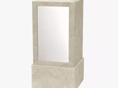  column mirror 3D model