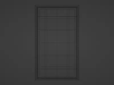 Decor Wall Frame Abstract Art Low-poly 3D model