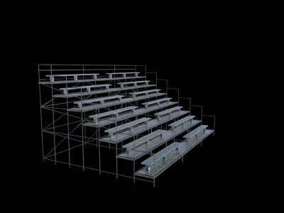 Stadium Bleacher  3D model