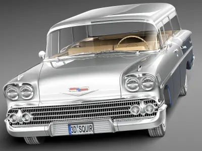Chevrolet Nomad 1958 3D model