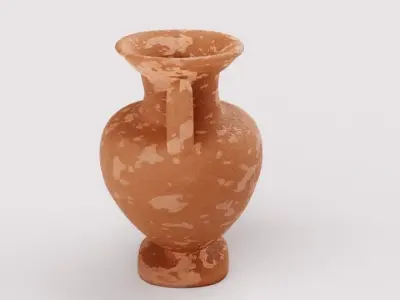 Ceramic old pitcher 3D model