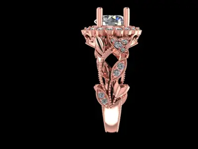 luxury ring 3D print model