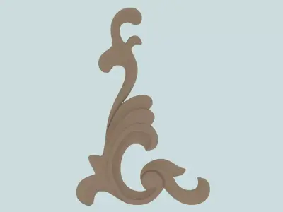 carving decor 3D model