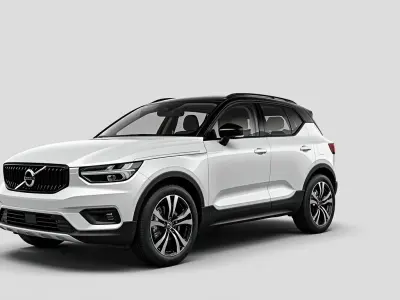 White Volvo XC40 3d Model Low-poly 3D model