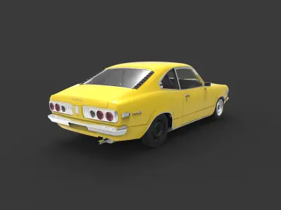 Mazda 808 Mazda 818 Mazda Mizer Mazda RX-3 Mazda Savanna Kia Bri 3D model