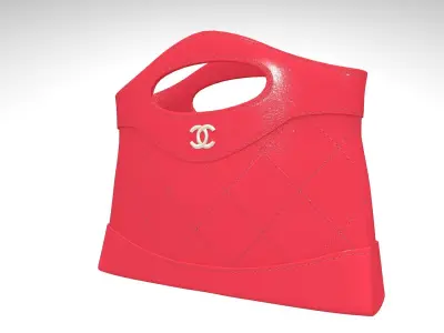 nano bag pink Low-poly 3D model
