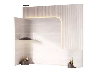 Decorative Wall panel  15 3D model