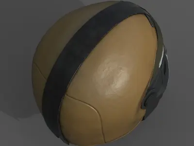 Helmet scifi military combat soldier cyborg armor hats  Low-poly 3D model