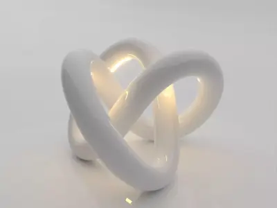 decorative  table lamp model 1 Free 3D model