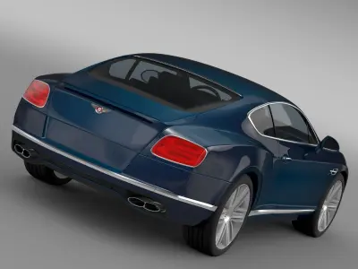 Bentley Continental GT V8 2017 3D model